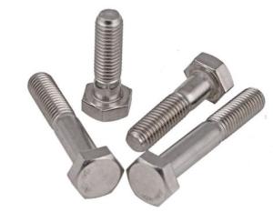 China DIN 931 Hexagon head bolts Partially Threaded Hex Cap Screw on sale