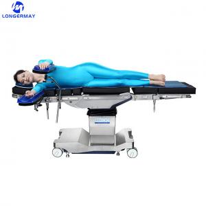 China C-arm compactable Electric hydraulic Radiolucent operating room surgery table on sale