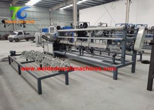 4000mm Width Fully Automatic Chain Link Fence Machine CNC PLC Controller
