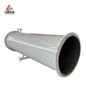 China Flange Connection Or Couplings Corrosion-Resistant Rubber Lined Pipe Chemical Grade on sale