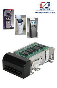 IC Motorized Card Reader With PSAM Board And LED , Magnetic Stripe Card Reader