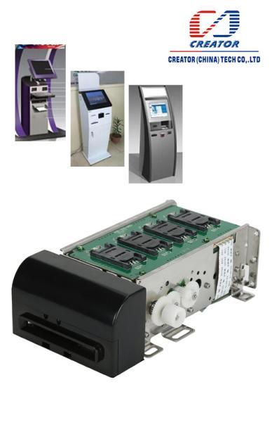 Cheap IC Motorized Card Reader With PSAM Board And LED , Magnetic Stripe Card Reader for sale