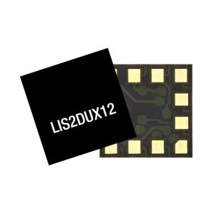 China Sensor IC LIS2DUX12TR Ultralow Power 3-Axis Smart Accelerometer Motion Sensors 12-LGA on sale