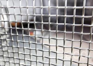 China Galvanized Woven Square Crimped Wire Mesh / BBQ Wire Mesh For Roasting Food on sale