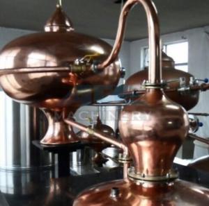 Best Home alcohol distiller, alcohol distillation equipment & Vodka,Whiskey,Gin Copper Distillery For Sale wholesale