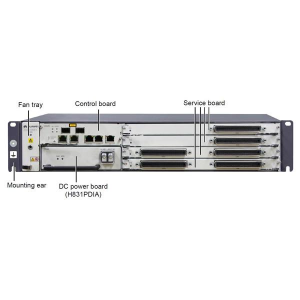 Cheap Digital Subscriber Line Access Multiplexer IP DSLAM Smartax MA5616 Chassis for sale