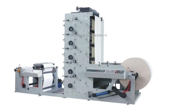 Cheap High Speed Flexo Printing Machine 60m/Min Max Width 850mm Automatic Red 4200kg for sale