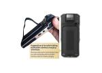 Handheld RFID Android Barcode Scanners With Display / Keypad NFC Integrated