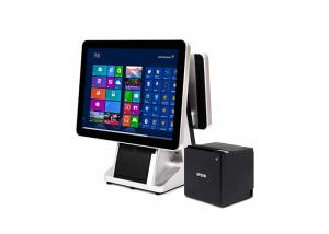 Stylish  POS System PC Multipoint Capacitive Touch Screen Embedded MSR Reader