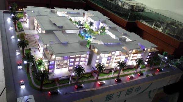 Cheap Architecture scale model with led light , 3d building model for sale