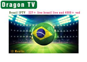 China Brazil IPTV Subscription for Android TV BOX 227 Live 4000+ VOD Channels with 4K Channels IP TV Free Trial Smart Tv IPTV on sale