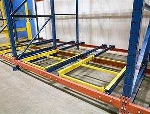 Cheap 3D Storage Warehouse Push Back Shelving high accessibility for sale