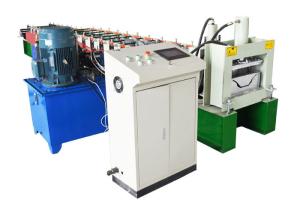 A/C Motor Downspout Roll Forming Machine , Gutter Bending Machine For Drainage System