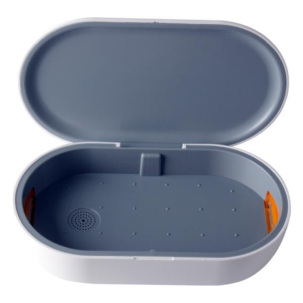 Cheap Plastic Rubber QI Output 3 IN 1 UV Light Disinfection Box for sale