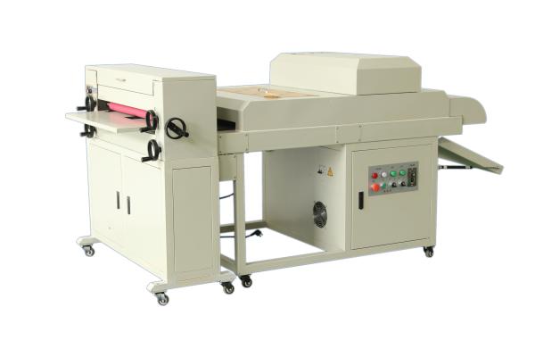 Cheap Multi Rollers Card 650mm Uv Embossing Machine For Photo Paper , High Efficiency for sale