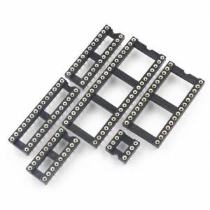 China 60VAC DIP SINGLE 2.54mm Pitch PBT Integrated IC Socket on sale