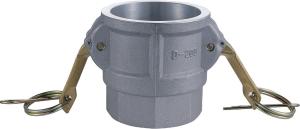 China BSP or NPT Cam And Groove Coupler Type D MIL-A-A-59326 Gravity casting on sale