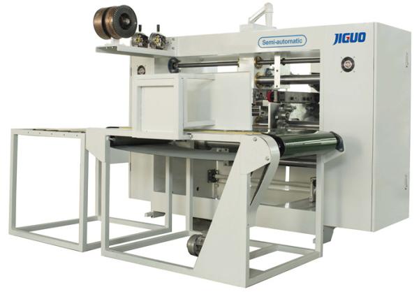 Cheap Semi Automatic Box Stitching Machine Carton Box Stitcher Machine for sale