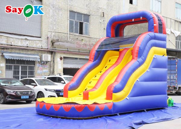 Cheap Simple PVC Inflatable Slide Single Dinosaur Dry Slide Inflatable Bounce House With Slide Inflatable Slide For Pool for sale