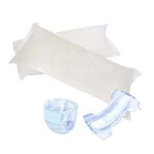 China Synthetic Elastic Hot Melt PSA Adhesive For Hygienic Disposable Diapers with transparent color on sale