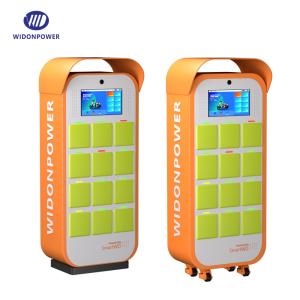 Steel Battery Swapping Station QR Code Swap Battery Station For Rickshaw