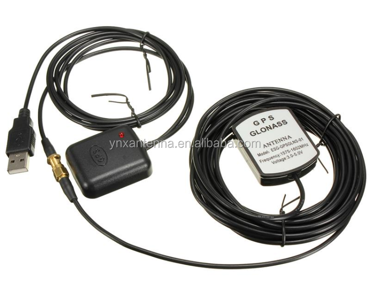 USB Port GPS Receiver and Transmitter Active Antenna for Car Navigation V.S.W.R≤1.7