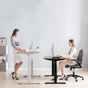 Best Vintage Rustic Wooden Work Station Coffee Table with Dual Motors and Operation Panel wholesale