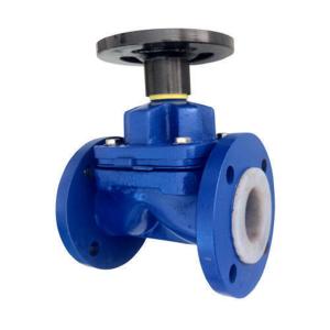China Fluorine Lined Diaphragm PTFE Lined Valve Flange Ends on sale