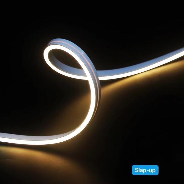 Cheap Led Neon Light IP65 IP67 Flexible Side Bend Lights Silicon Decoration Neon Led 0612 10W 24V No Spot Lighting SMD2835 for sale