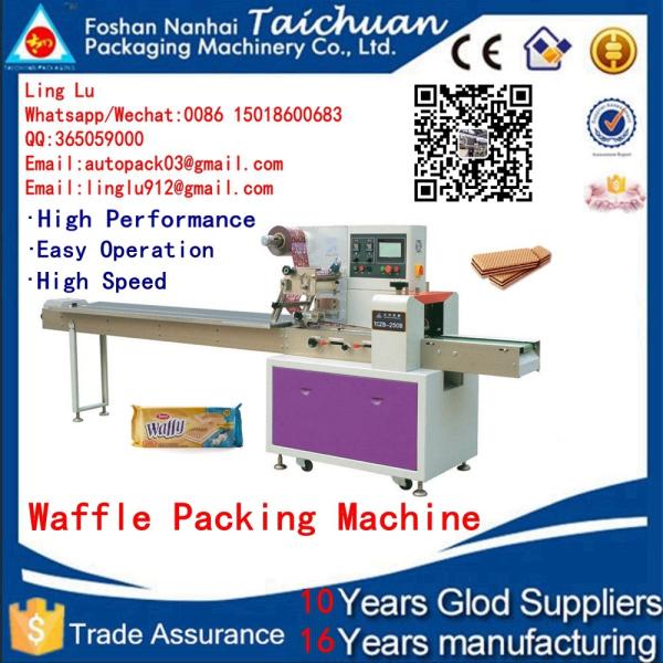 Cheap flow horizontal packing machine for bread/toast for sale