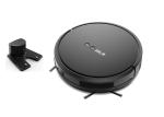 Black Robotic Vacuum Cleaner With Map Navigation Function , Smart Navigation