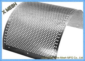 2mm Stainless Steel Perforated Metal Mesh Sheet Round Hole Punched Openings