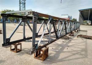 China Short Span Prefabricated Steel Pedestrian Bridges / Steel Bridge Construction on sale
