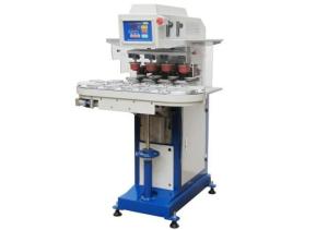 China Ink Cup 4 Colors Pneumatic Mouse Pad Printing Machine 91litre / min on sale