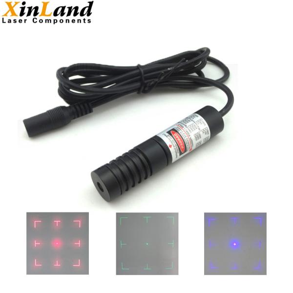 Cheap 34° Viewfinder DOE Laser Module With Center Point Square Frame for sale