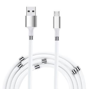 China Focuses 3A Micro USB Magnetic Charging Cable Ladekabel on sale