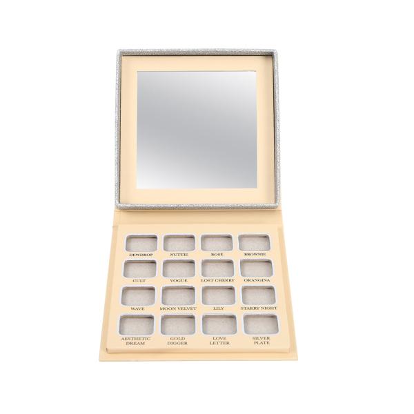 Cheap Glitter Powder Empty Baked Eyeshadow Palette 16 Position CMYK Printing for sale