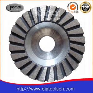 China Light Weight 100-180mm Turbo Concrete Grinding Wheel With Aluminium Core on sale