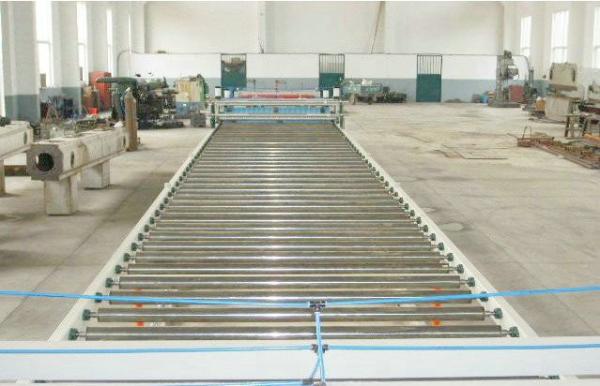 Cheap Conical Twin Screw Wood Plastic Composite Extrusion Line For Board for sale