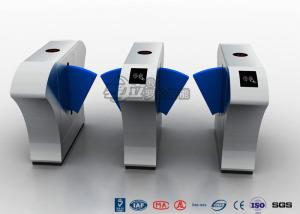 Best Intelligent Retractable Flap Barrier Gate Controlled Access Turnstiles 550mm Width wholesale