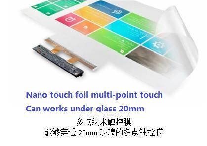 Cheap PET Thin Foil Game Touch Screen 30'' Closed NANO For Touching Fields Under Glass 20mm for sale