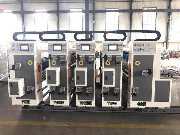 Cheap Automatic Four Color Flexo Printing Slotting Machine for Make Small Box for sale