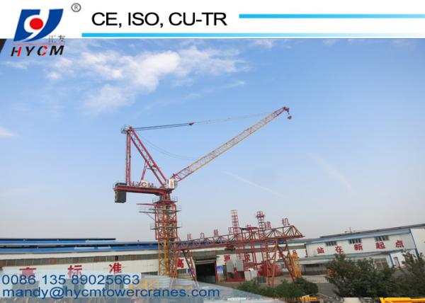 Cheap 1250KN.m Rated Lifting Moment 50m Tower Crane Boom Length Fixed Jib Crane D5020 Luffing Boom Crane for sale