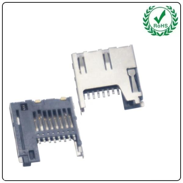 Cheap High Quality 1.85H 8 Pin Micro SD Memory Card Holder Push Push Internal Welding Type Socket Connector for sale