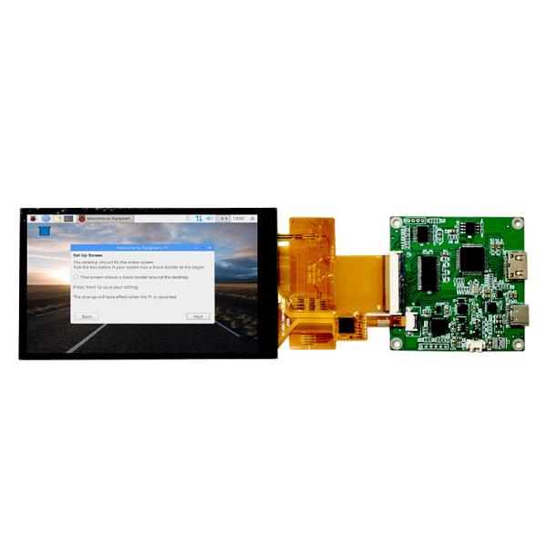 Cheap Capacitive Touch HDMI Raspberry Pi 4 Dsi Display 4.3 Inch 800x480 Full Viewing Angle for sale