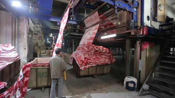 Cheap Uploading Velvet Fabric Loop Ager Machine 600m for sale