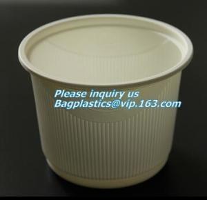China 8oz 10oz 12oz 16oz Fully compostable CPLA food grade lid fit for paper coffee cup,Compostable 90mm CPLA yellow cup lid f on sale