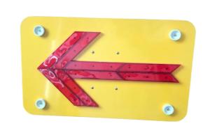 China Aluminum Red Strobe Indicator Lamp LED Arrow Board Anti Riot on sale
