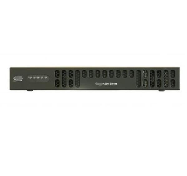 Cheap ISR4221-SEC/K9 Cisco ISR 4221 Router 2 WAN/LAN Ports 1 SFP Port Multi Core CPU 2 NIM Security Bundle for sale