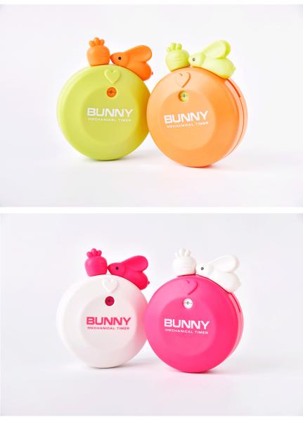 Cheap Rabbit And Carrot ABS Material Mechanical Kitchen Timer Magic For Kitchen for sale